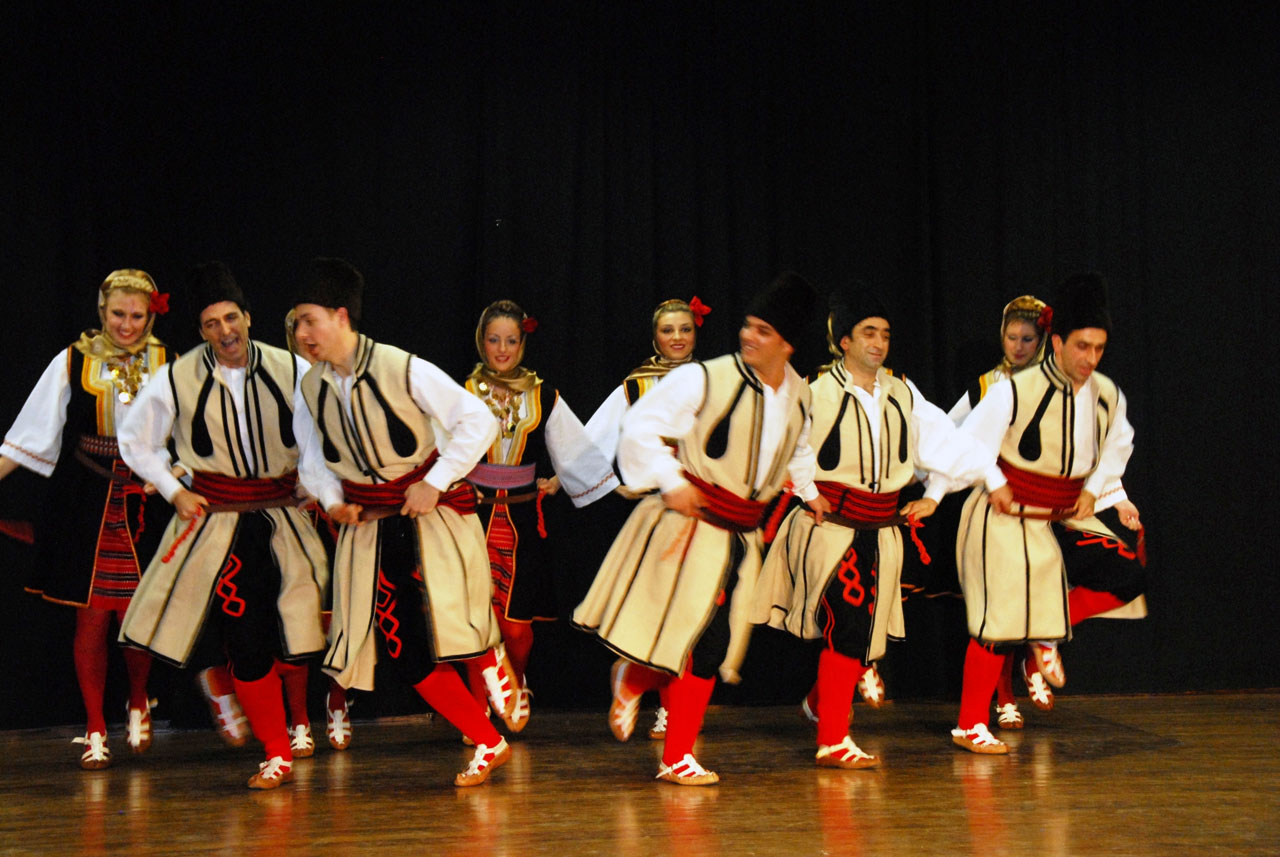 Serbian Folk Dance Clipart
