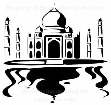 Taj Mahal Cartoon   Clipart Best