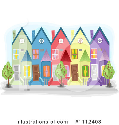 Townhouse Clipart House Clipart Illustration