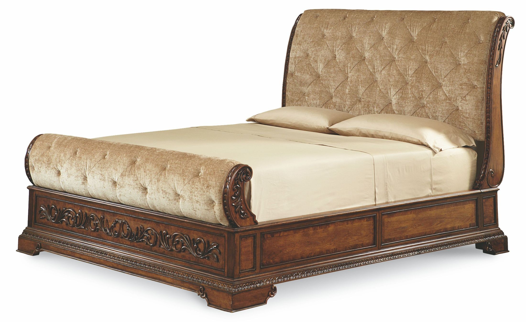 Upholstered Sleigh Bed Queen  5   5   1 Votes  