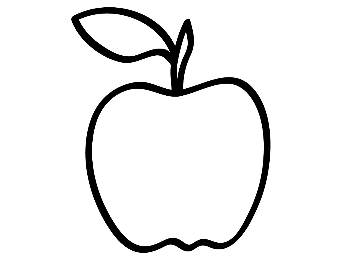 Apple Clipart Black And White   Clipart Panda   Free Clipart Images