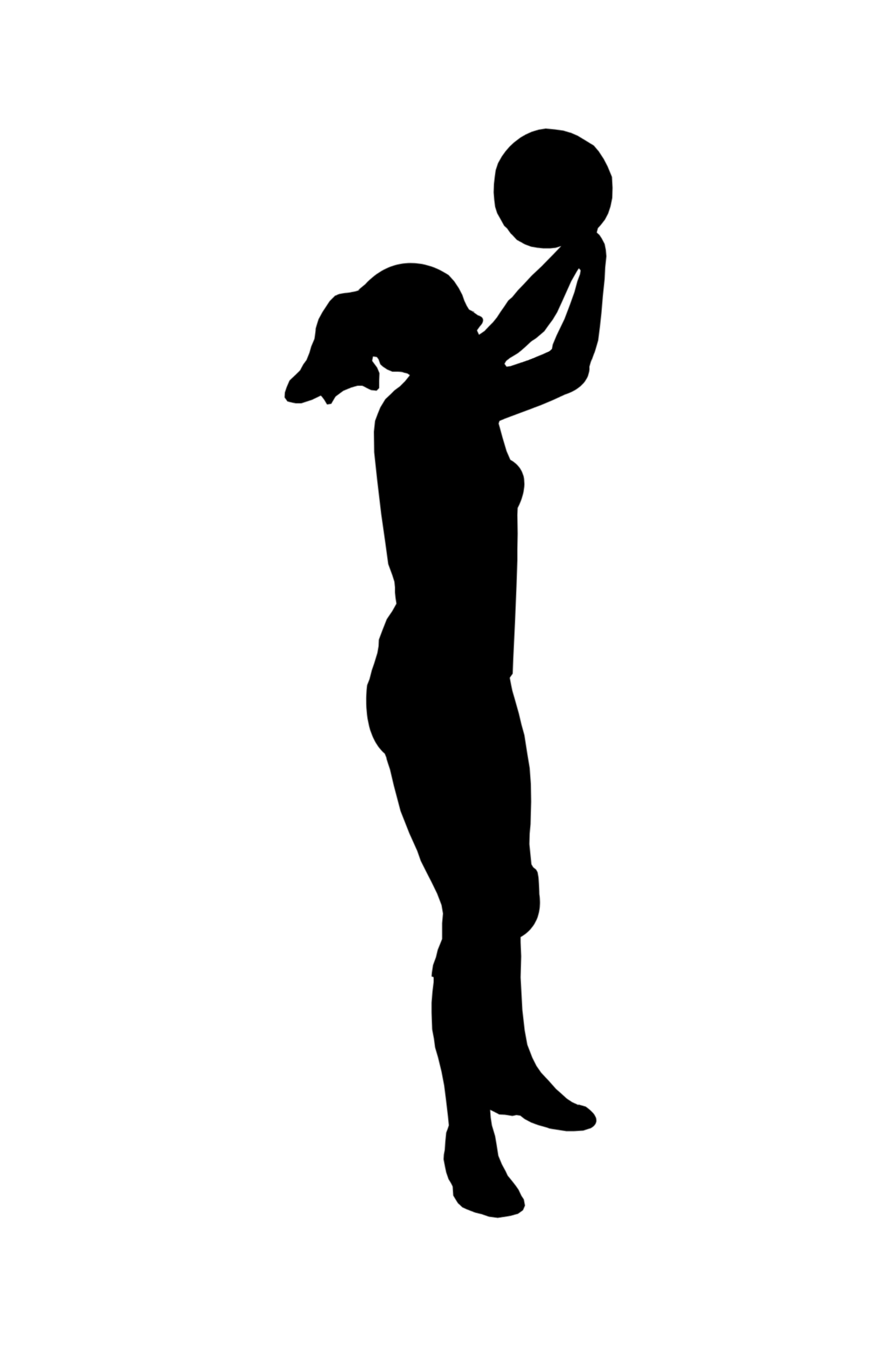 Go Back   Images For   Girl Basketball Player Silhouette Png