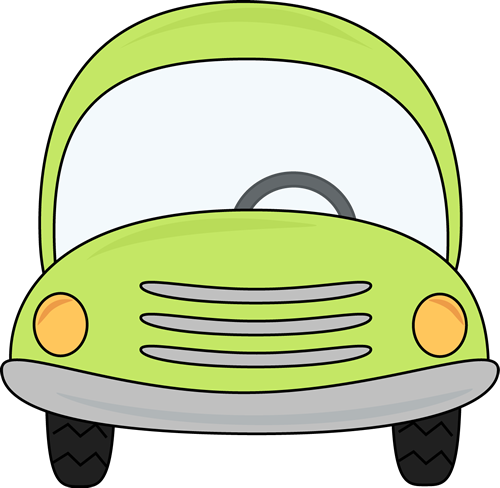 Green Car Clip Art Image   Cute Green Car