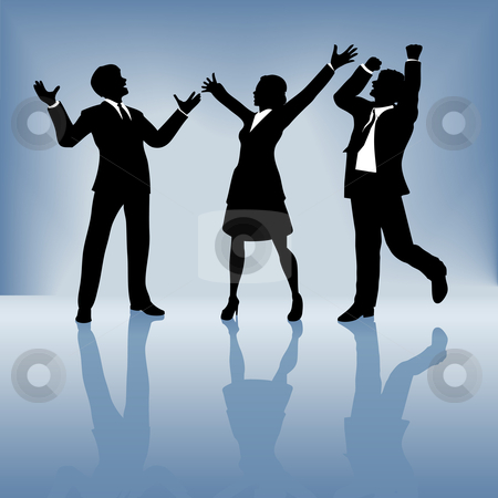 Happy Business People Clipart Business People Celebrate On