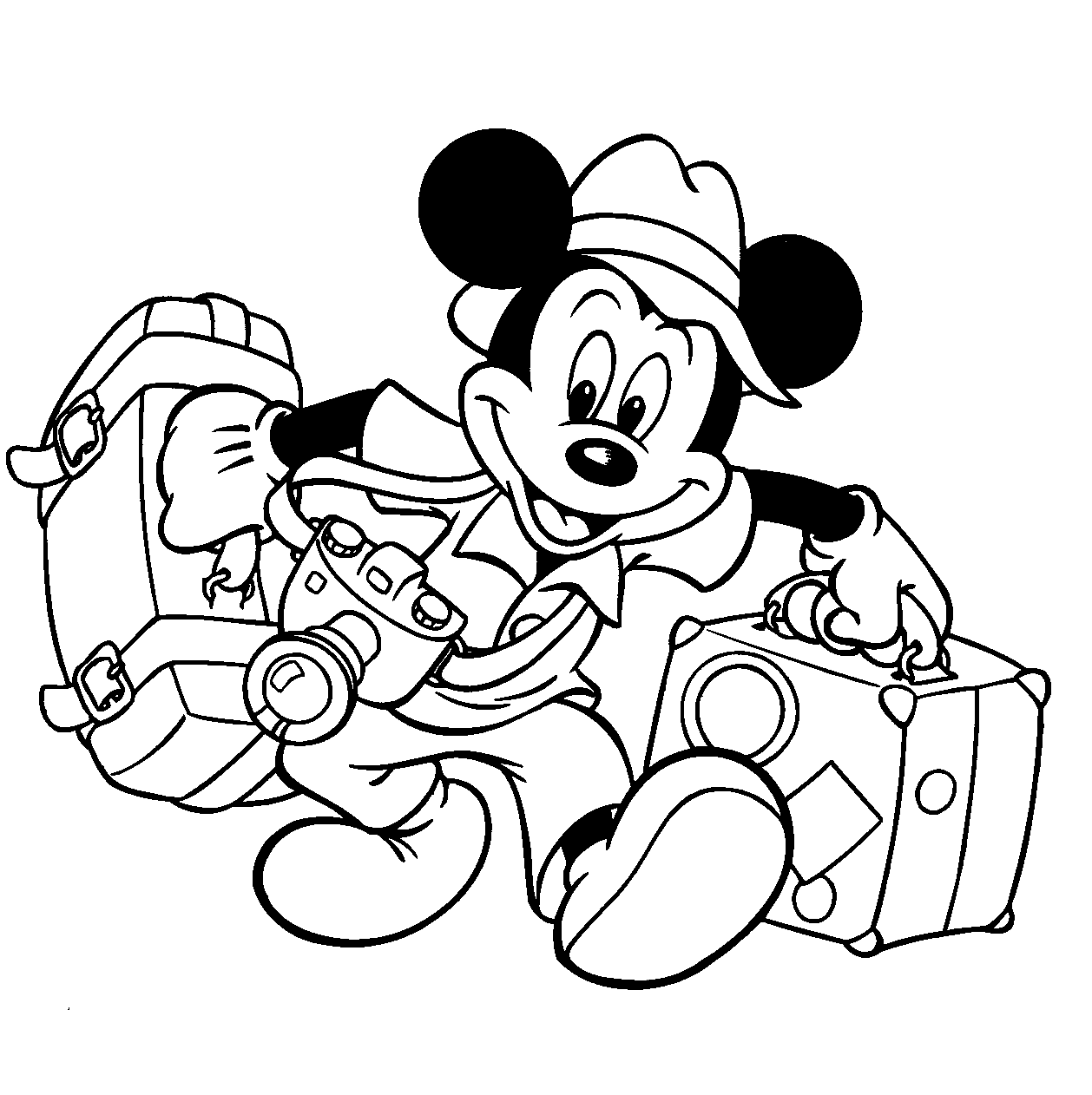 Mickey Mouse Clipart Black And White   Clipart Panda   Free Clipart