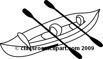     Pictures Black And White Clipart Boat Clip Art Canoe   Jobspapa Com