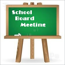 School Board Meeting  This Will Be The First Meeting After The School