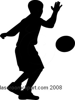 Silhouettes   Basketball Silhouette 1108220   Classroom Clipart