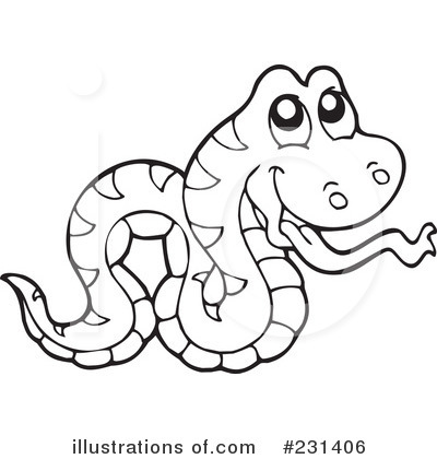 Snake Clipart  231406 By Visekart   Royalty Free  Rf  Stock