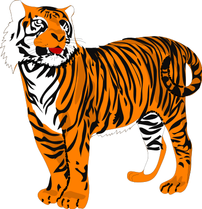 Tiger Clipart Black And White   Clipart Panda   Free Clipart Images