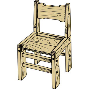 Wooden Chair Clipart