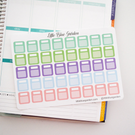 28 Hydrate Planner Stickers   Customize Color