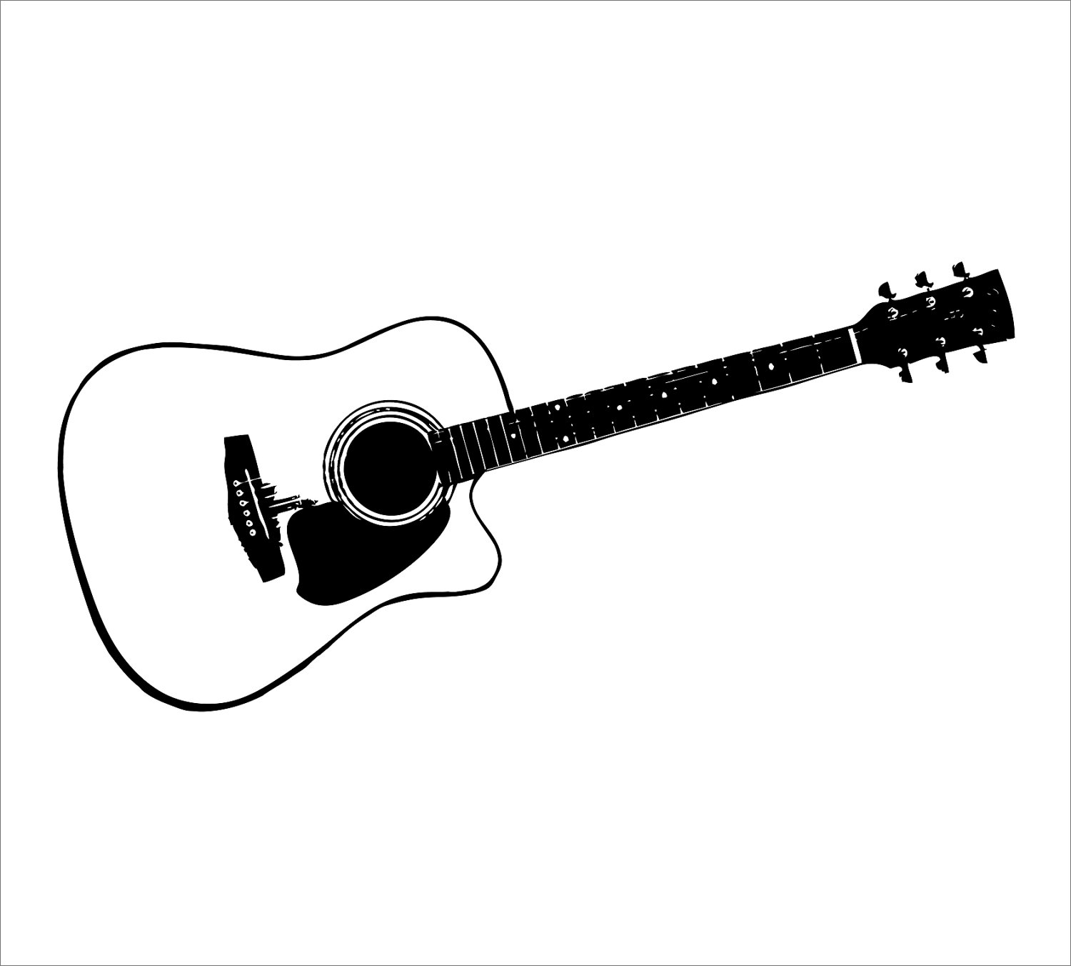 57 Images Of Guitar Outline Clip Art   You Can Use These Free Cliparts    