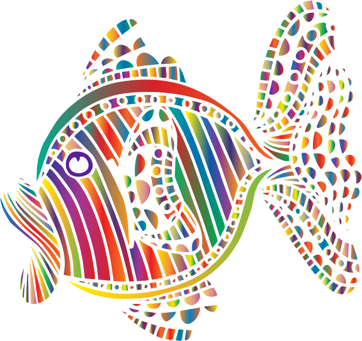 Abstract Colorful Fish 6