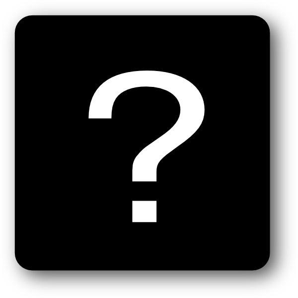Black Question Mark Square Icon Clip Art At Clker Com   Vector Clip