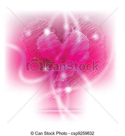 Brilliant Heart   Glowing Scribble And    Csp9259832   Search Clipart