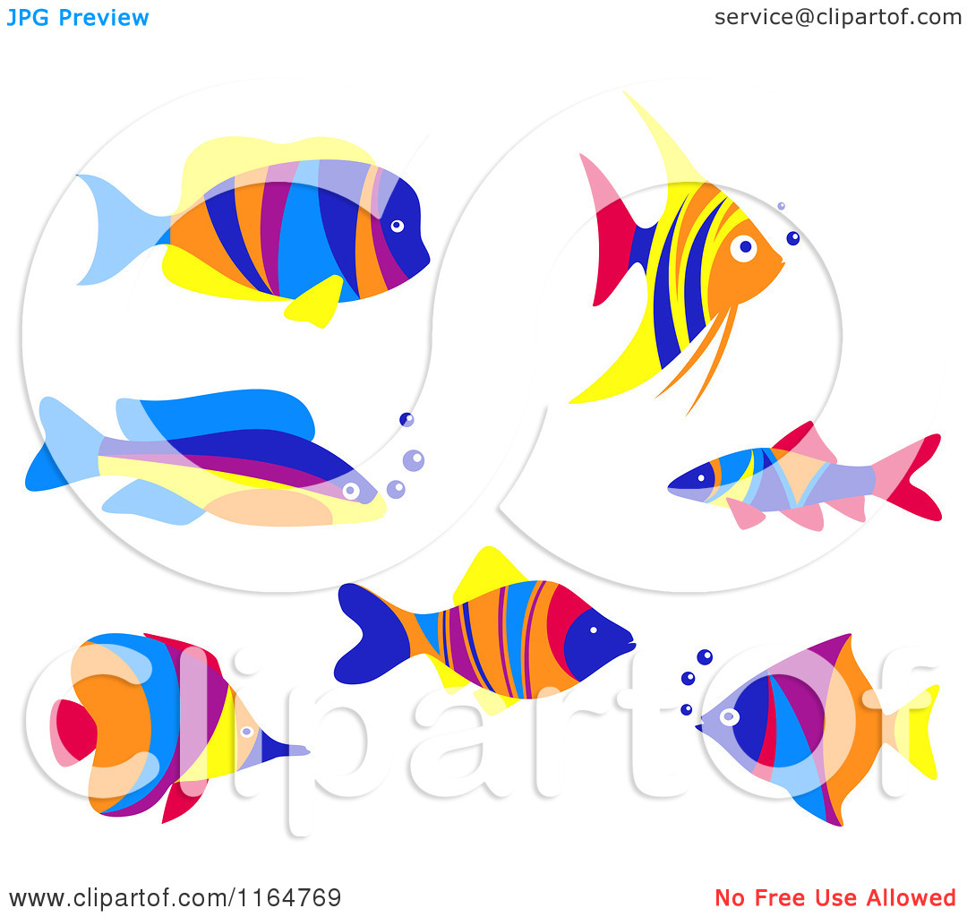 Colorful Fish Clipart Tropical Fish Clipart