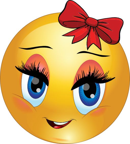 Emoticon Funny Smiley   Girly Smileys Emoticons   Clipart   Pinterest