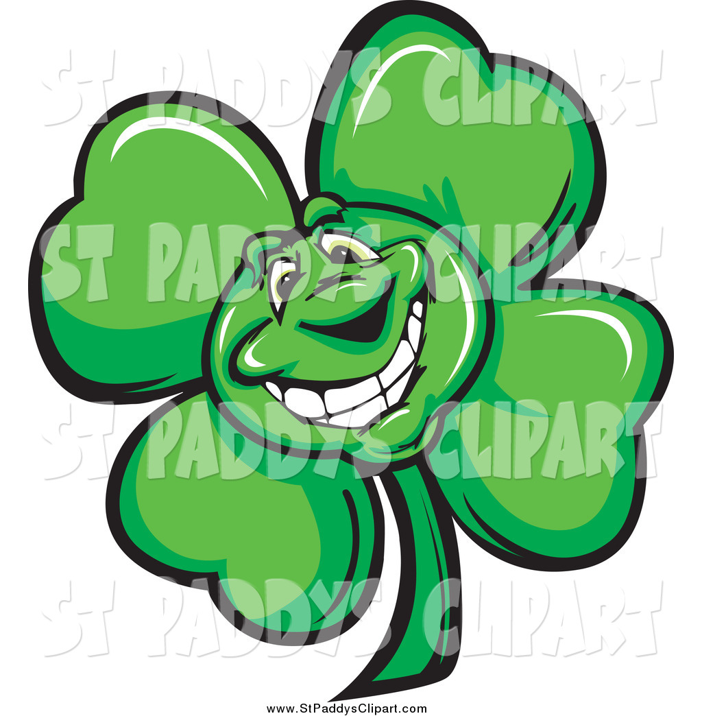 Free Shamrock Character Stock St  Paddy S Day Clipart Illustrations