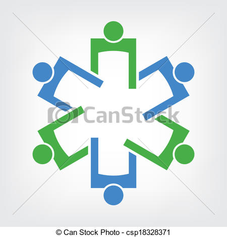 Medical Symbol Teamwork Group Of    Csp18328371   Search Clipart