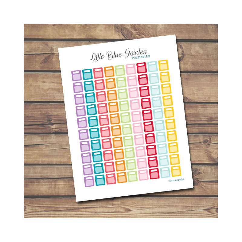 Planner Sticker Sheets   Kits   Scale Pdf And Jpg Printable Planner