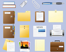 Popular Items For Office Clipart