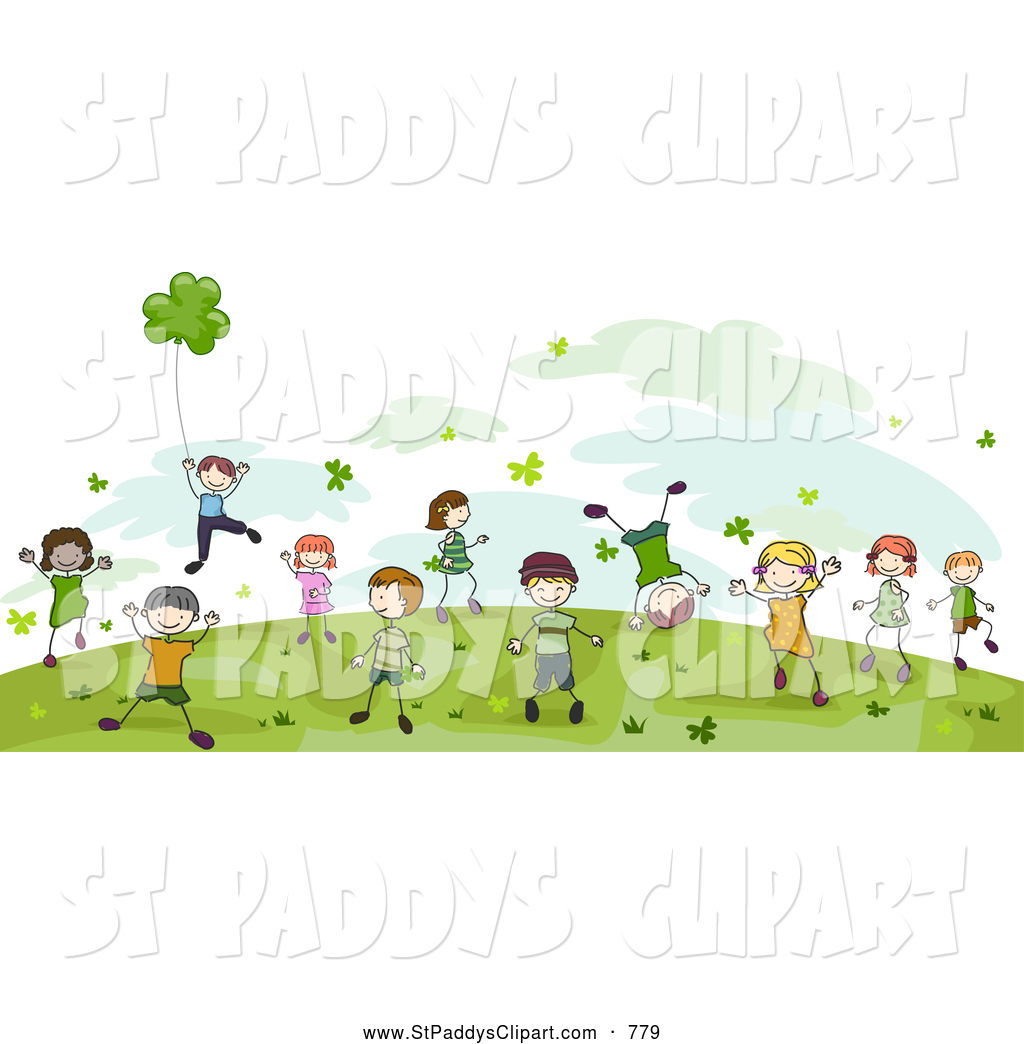 Royalty Free Kid Stock St  Paddy S Day Clipart Illustrations   Page 2
