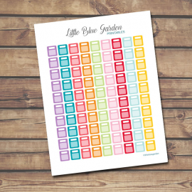 Scale Pdf And Jpg Printable Planner Stickers  Personal And Commercial    