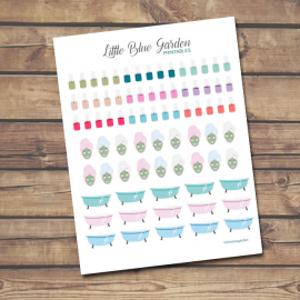 Scale Pdf And Jpg Printable Planner Stickers  Personal And Commercial