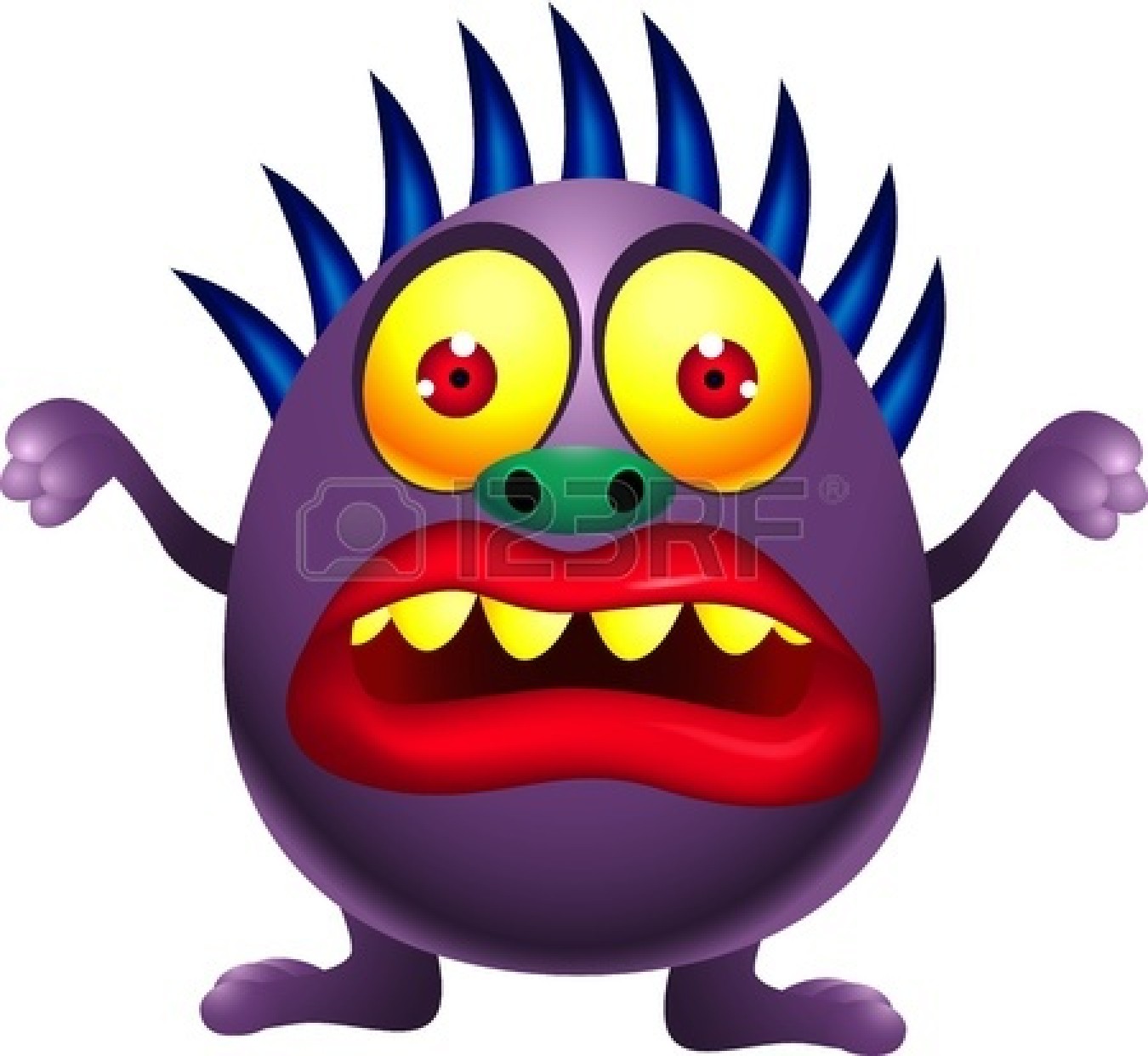 Scary Cartoon Monster   Clipart Panda   Free Clipart Images