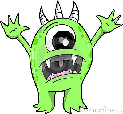 Scary Shadow Monster Clipart