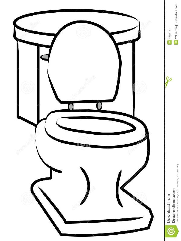 Toilet Seats Clip Arttoilet With Seat Up Royalty Free Stock