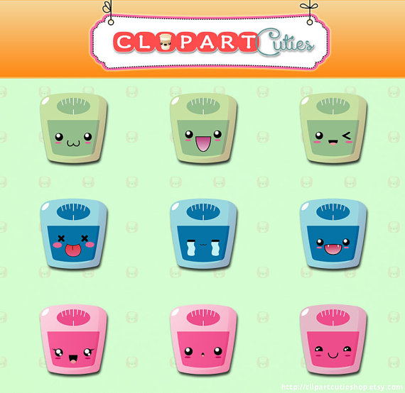 Weight Scale Clipart Kawaii   Are You Looking For A Cute Digital