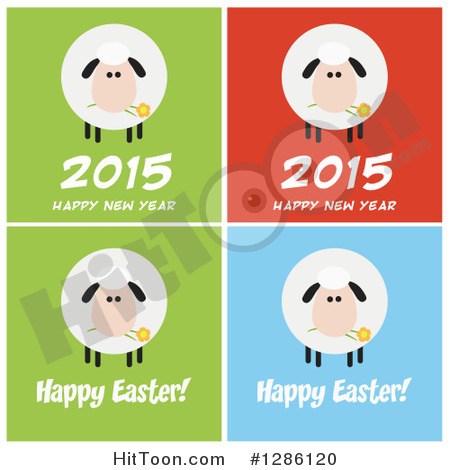And Happy Easter Greetings   Royalty Free Vector Illustration  1286120