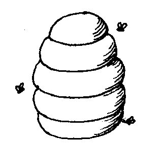 Beehive Clipart Black And White   Clipart Panda   Free Clipart Images