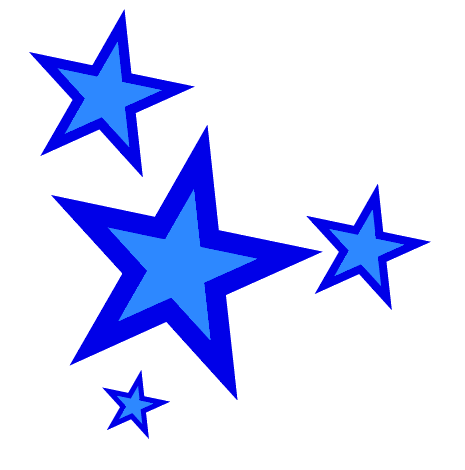 Blue Stars Graphics And Comments