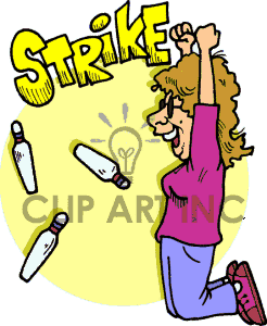 Bowling Clipart Funny