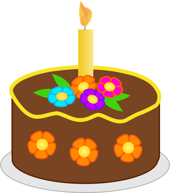 Chocolate Birthday Cake Brown