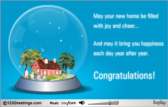 Congratulations New Home Cards Free Congratulations New Home Ecards