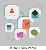 Contact Information Vector Clipart Eps Images  8515 Contact    