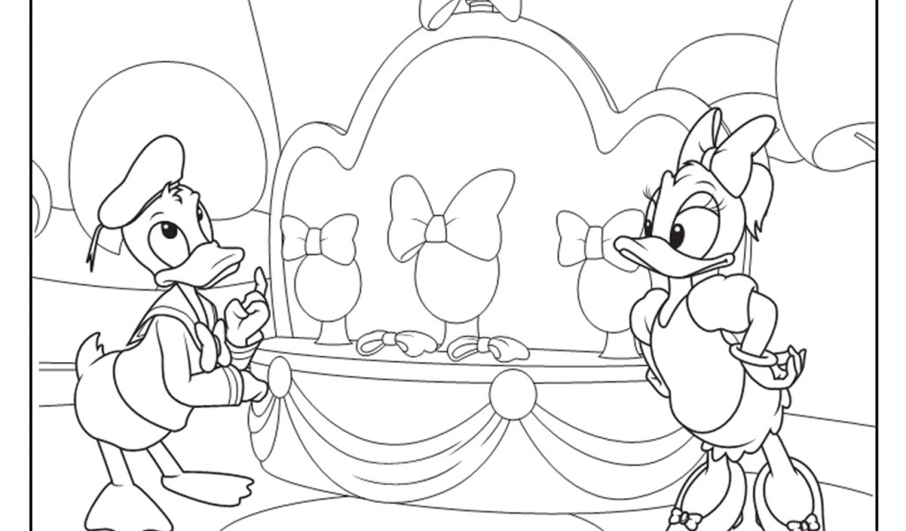 Daisy Duck Christmas Coloring Pages Baby Daisy Duck Christmas Coloring    