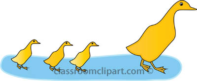 Duck Clipart   Mom Baby Ducks   Classroom Clipart