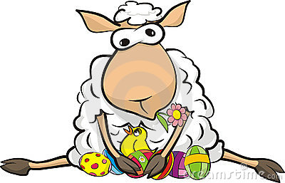 Easter Pictures Free Surprised Sheep   Happy Easter