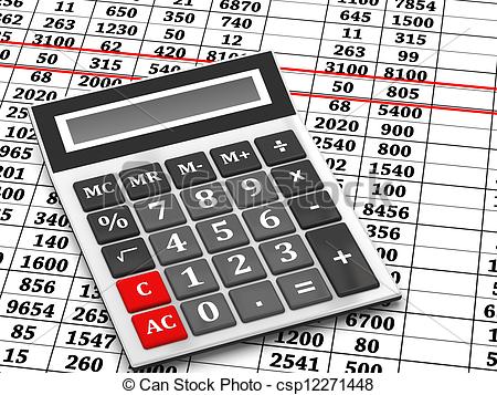 Financial Statement With Calculator