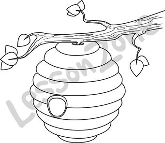 Go Back   Gallery For   Black And White Bee Hive Clip Art