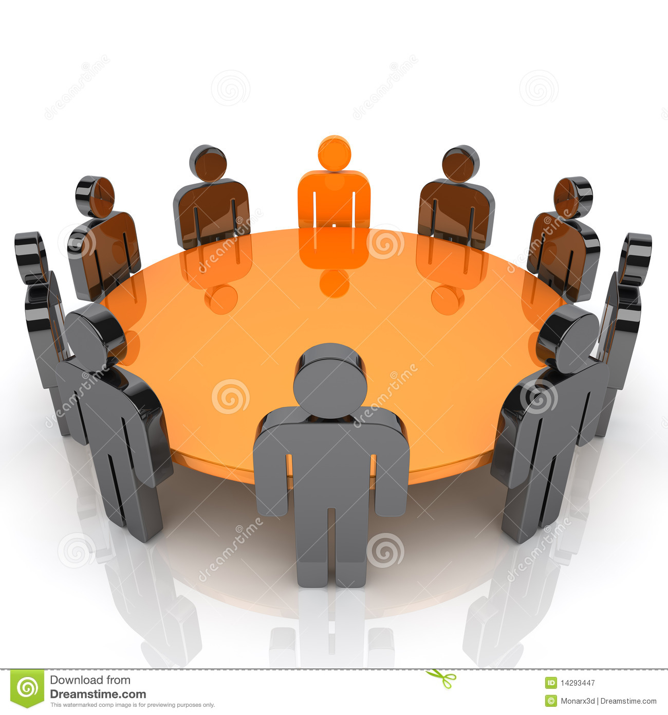 Meeting With Leader Royalty Free Stock Photography   Image  14293447