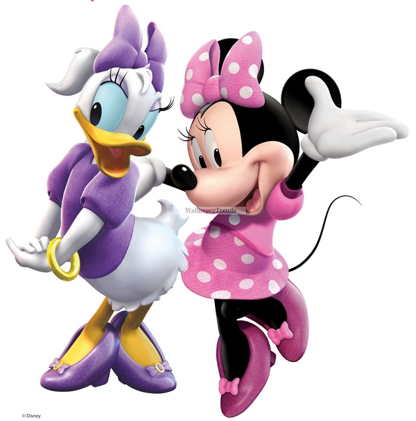 Mouse Clubhouse Minnie And Daisy Wall Decal Main Product Picture