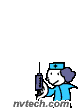 Nurse With A Hypodermic Needle Animated Gif Clipart