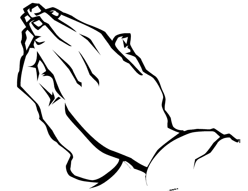 Open Praying Hands Drawing Praying Hands Coloring Page Sized Free 9300    