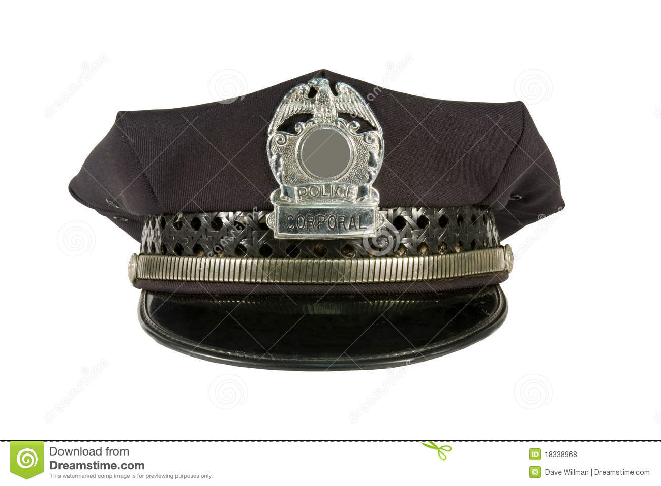 Police Hat Isolated With Clipping Path At Original Size Mr No Pr No 4